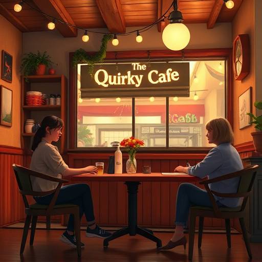 Image of the TV show 'The Quirky Cafe', a heartwarming comedy